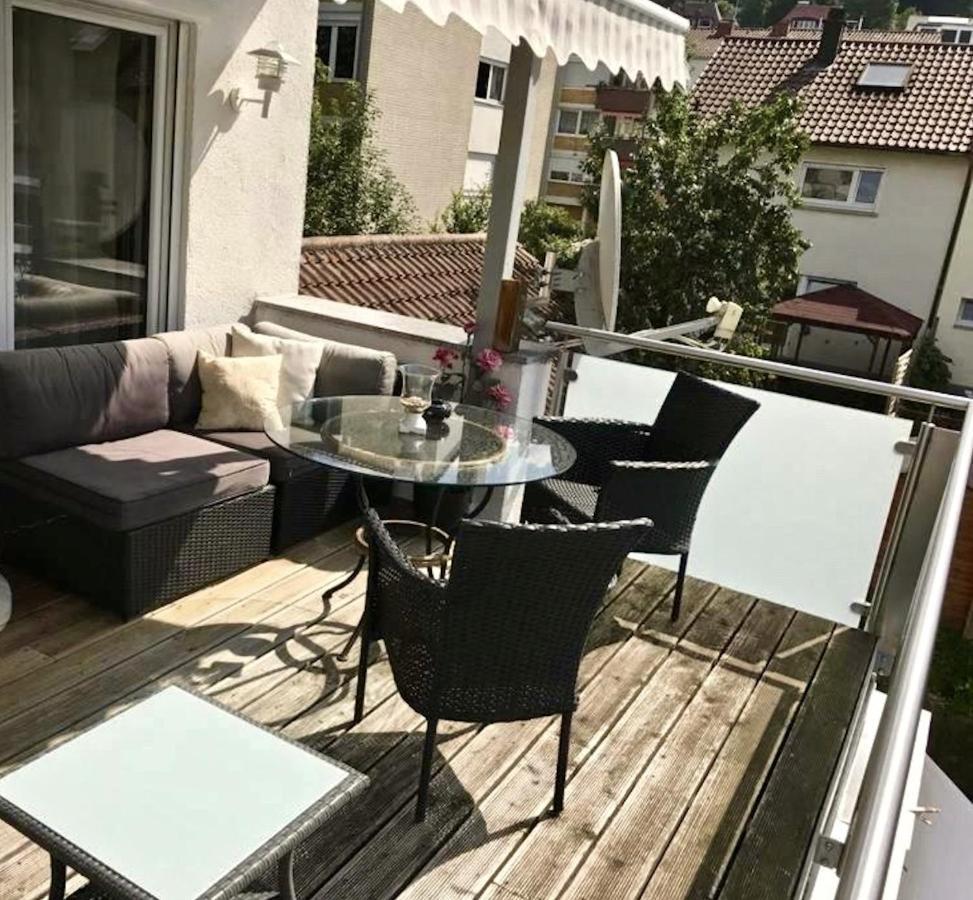 Appartement Luxurioeses Studio Im Zentrum, Balkon, Kamin, Klima à Ravensbourg Extérieur photo